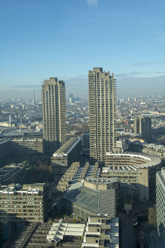 barbican estate from a distance