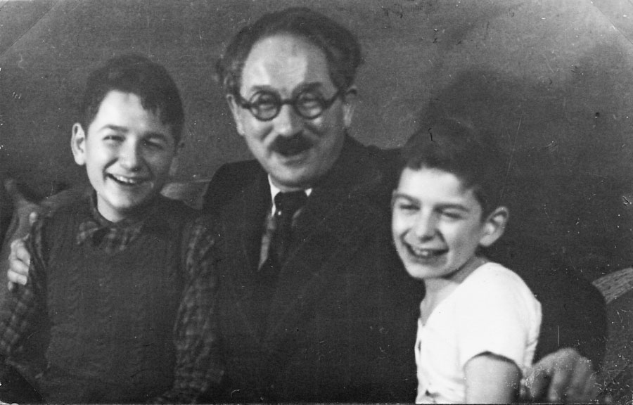 Heinrich Tischler and his two sons